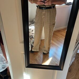 Gap tan Jean cargo pants size 14